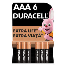 Батарейка Duracell ААА / LR03 6 шт