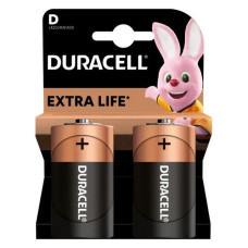 Батарейка Duracell лужна D / LR20 великий бочонок блістер 2шт