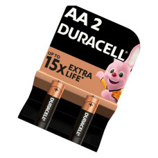 Батарейка Duracell лужна АА / LR06 пальчик 2шт блістер