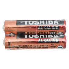 Батарейка Toshiba лужна ААA/R03 мікропальчик 2шт