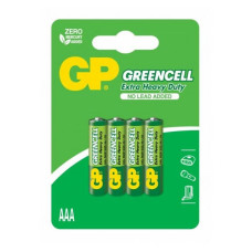 Батарейка GP Greencell сольова 24G-U4 AAA/R03 4шт