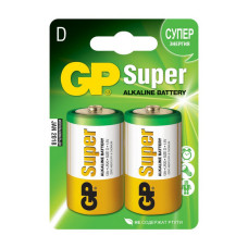 Батарейка GP Super D / LR20 великий бочонок 2шт