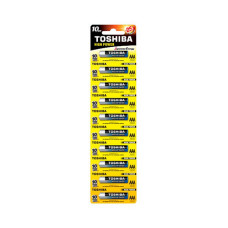 Батарейка Toshiba лужна ААA / R03 мікропальчік 10шт