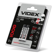 Акумулятор Videx AAA / HR03 1000 mAh 2 шт