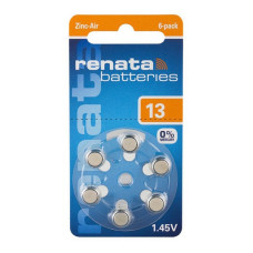 Батарейка Renata maratone ZA 13 1.4V для слухового апарату 6 шт