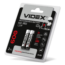Акумулятор Videx AAA/HR03 мікропальчик 600 mAh блістер 2шт