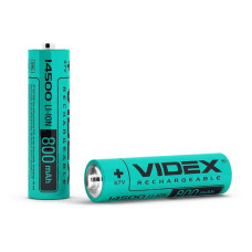Акумулятор Videx Li-ion 14500 800mAh 3.7V без захисту