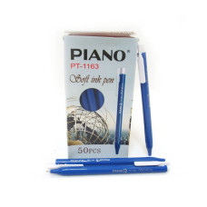 Ручка масляна Piano PT-1163 автоматична синя