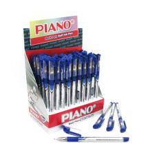 Ручка масляна Piano PT-195-C-blu Classic синя