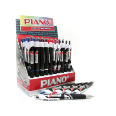 Ручка масляна Piano PT-201 автоматична синя Ручка масляна Piano PT-201 автоматична синя