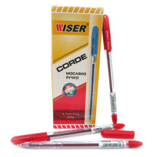 Ручка масляна Wiser corde-rd Corde 0.7мм червона Ручка масляна Wiser corde-rd Corde 0.7мм червона