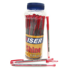 Ручка масляна Wiser shine-rd Shine 0.6мм червона