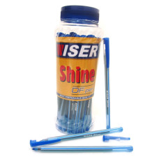 Ручка масляна Wiser shine-bl Shine 0.6мм синя