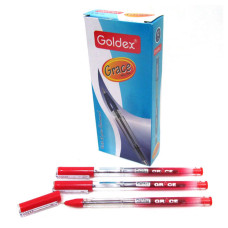 Ручка масляна Goldex 913-rd Grace 0.7мм червона Ручка масляна Goldex 913-rd Grace 0.7мм червона