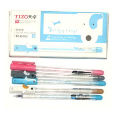 Ручка гелева Techjob TG30750 Tizo Boldand dog 0.38мм чорна Ручка гелева Techjob TG30750 Tizo Boldand dog 0.38мм чорна