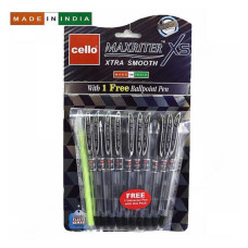 Ручка кулькова Cello Original Maxriter XS 10 Blister синя плюс ручка 0.7мм чорна