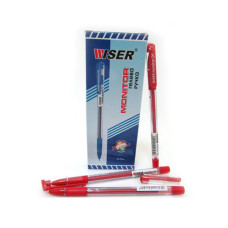 Ручка гелева Wiser mon-gel-rd Monitor 0.6мм червона