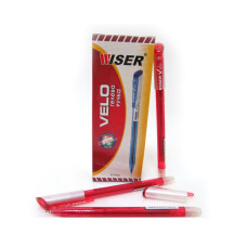 Ручка гелева Wiser velo-rd Velo 0.6мм червона