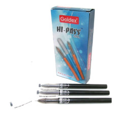 Ручка гелева Goldex 921-bk Hi-Pass gel 0.6мм чорна Ручка гелева Goldex 921-bk Hi-Pass gel 0.6мм чорна