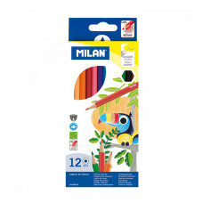 Набір кольорових олівців MILAN 80012 12 кольорів
