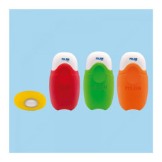 Ластик Milan CМMS1012 School Fluo 6х3.5 см овальний