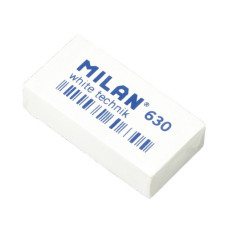 Ластик Milan CPM630 White technik 3.9х1.9х0.9 см прямокутний