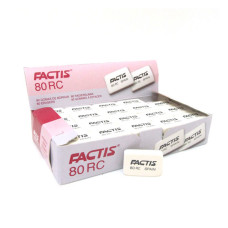 Ластик Factis 80RC 2.8х1.9х0.7см прямокутний