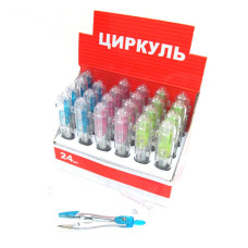 Циркуль 2097 в тубусі колір mix