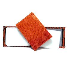 Візитниця горизонтальна Snake orange 32 карти