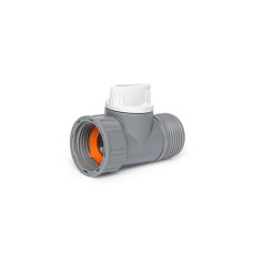 Адаптер з краном White Line WL-2232 Рвнут/рН 3/4