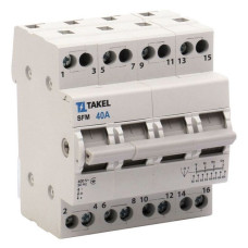Перемикач навантаження Takel трипозиційний SFM 4P 40A