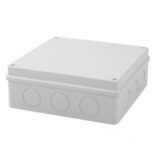 Коробка розподільна зовнішнього монтажу Takel 200x200x80мм без отворів IP65 ABS пластик