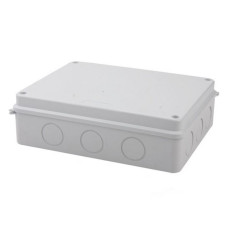 Коробка розподільна зовнішнього монтажу Takel 255x200x80мм без отворів IP65 ABS пластик