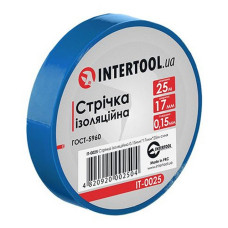 Ізолента ПВХ Intertool IT-0025 17х0.15мм 25м синя