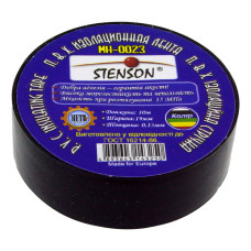 Ізолента ПВХ Stenson 19х0.13мм 25м чорна
