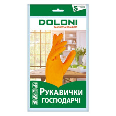 Рукавички DOLONI арт 4544 універсальні господарські латексні розмір S
