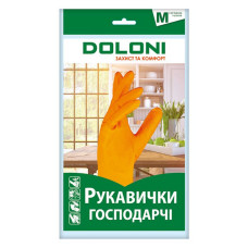 Рукавички робочі Doloni артикул 4545 універсальні господарські латексні розмір 8 М