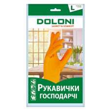 Рукавички DOLONI арт 4546 універсальні господарські латексні розмір 9 L