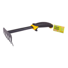 Граблі садові Mastertool 14-6174 5 зубів з пластиковою ручкою і TPR покриттям 300x95мм Граблі садові Mastertool 14-6174 5 зубів з пластиковою ручкою і TPR покриттям 300x95мм