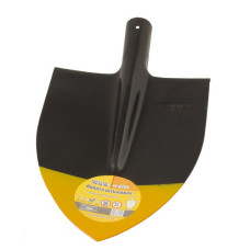 Лопата штикова Mastertool 14-6254 чорно-жовта пофарбована 220x300x390мм 0.9кг