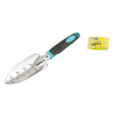 Совок посадковий Mastertool 14-6161 алюмінієвий з пластиковою ручкою та TPR покриттям 300х55мм