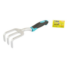 Граблі садові Mastertool 14-6162 3 зуба алюмінієві з пластиковою ручкою та TPR покриттям 290х75мм Граблі садові Mastertool 14-6162 3 зуба алюмінієві з пластиковою ручкою та TPR покриттям 290х75мм