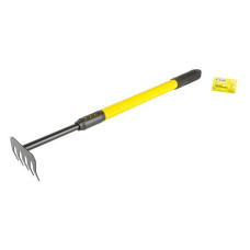 Граблі садові Mastertool 14-6178 5 зубів з телескопічною ручкою та гумовим покриттям Граблі садові Mastertool 14-6178 5 зубів з телескопічною ручкою та гумовим покриттям