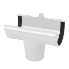 Воронка жолоба Rainway 130x100 білий