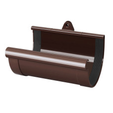 Муфта жолоба Rainway коричнева 130