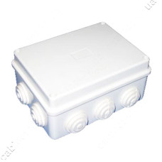 Коробка розподільча для зовнішнього монтажу 150x110x70 з гумками IP65