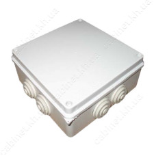 Коробка розподільча для зовнішнього монтажу 150x150x70 з гумками IP65