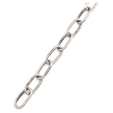 Ланцюг довголанковий d5мм 2.5м метал чорний Україна