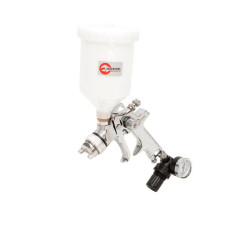 Фарборозпилювач Intertool PT-1505 HVLP Steel PROF KIT 1.7мм в комплекті з додатковою форсункою 1.4мм