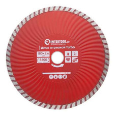 Диск відрізний Intertool CT-2009 Turbo алмазний 180мм 22-24%